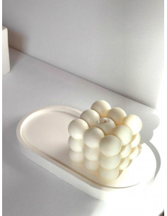 Vela Bubble mediana con caja 2