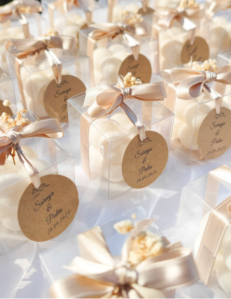 Velas Mini Bubble con cajita transparente