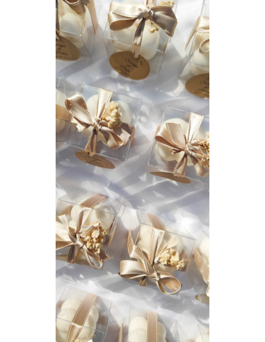 Velas Mini Bubble con cajita transparente Velas Mini Bubble con cajita transparente