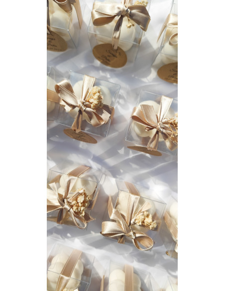 Velas Mini Bubble con cajita transparente