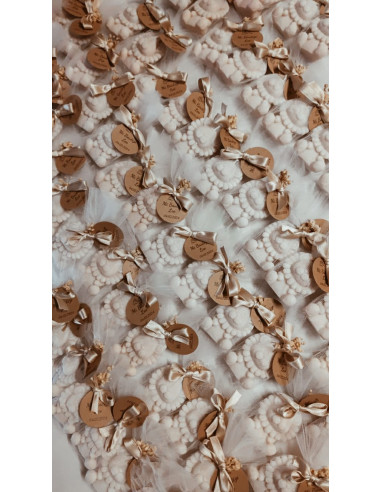 Velas León con tul Velas León con tul