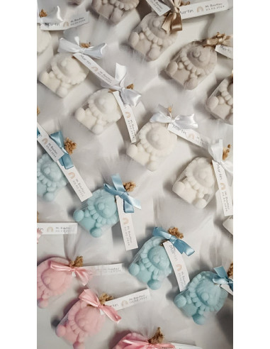 Velas León con tul Velas León con tul