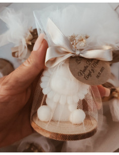 Velas León con Madera