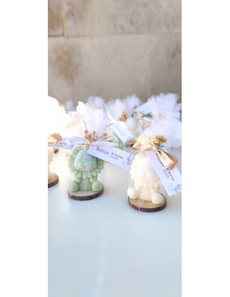 Velas León con Madera