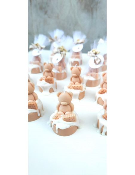 Velas Ositos en tarta