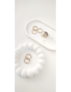 Pack Bandejas Burbuja y Floral Resina