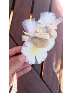 Velas Margaritas con tul 2