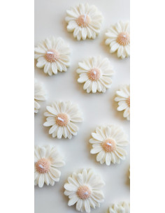 Velas Margaritas sin decoración