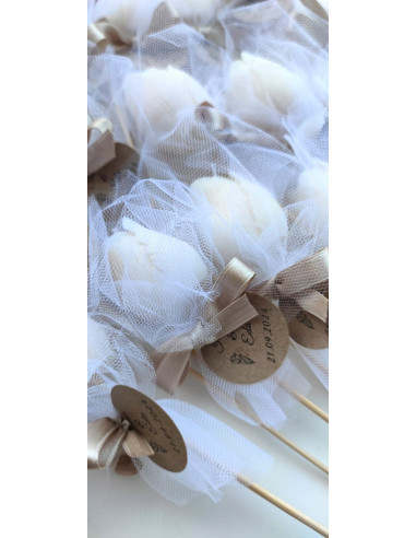 Vela Tulipán con Palo Vela Tulipán con Palo