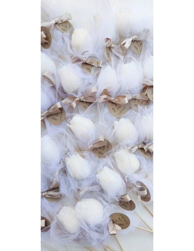 Vela Tulipán con Palo Vela Tulipán con Palo