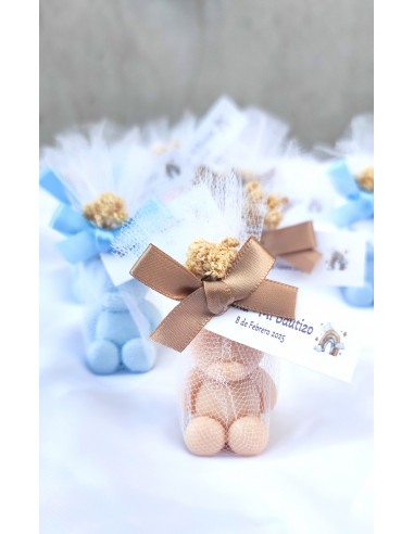 Velas Ositos con Tul Velas Ositos con Tul