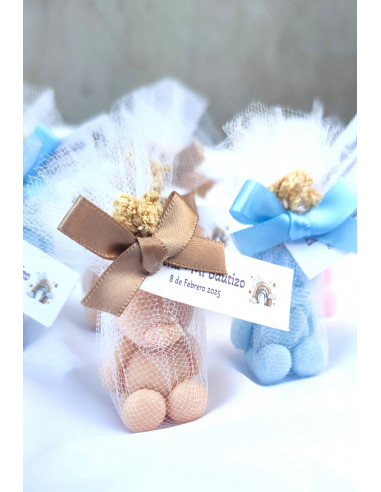 Velas Ositos con Tul Velas Ositos con Tul