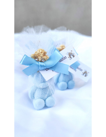 Velas Ositos con Tul