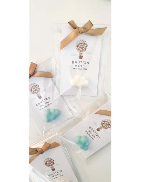 Recordatorio con Velitas de Nubes