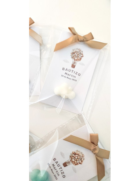 Recordatorio con Velitas de Nubes