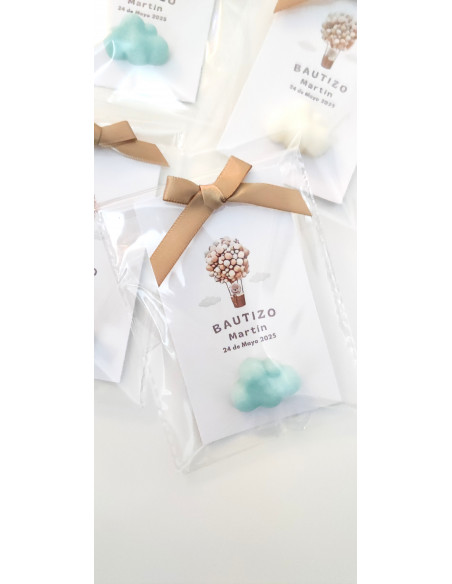 Recordatorio con Velitas de Nubes