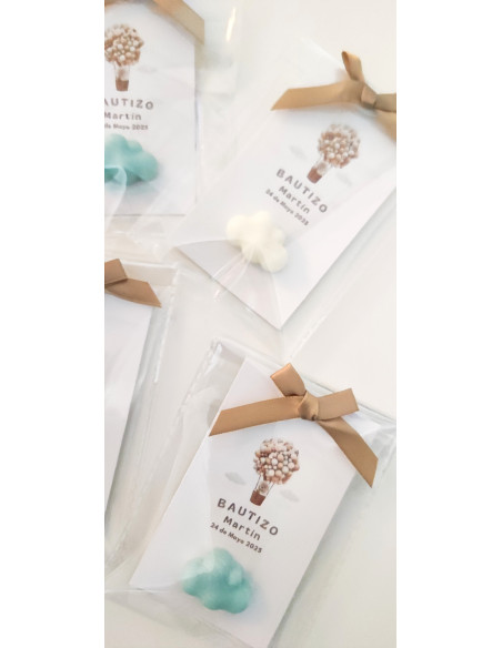 Recordatorio con Velitas de Nubes