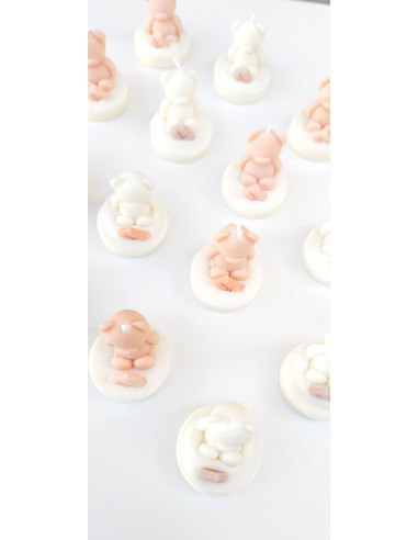 Velas Osito con Chocolate Velas Osito con Chocolate