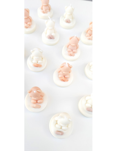 Velas Osito con Chocolate