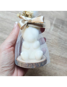 Ositos Medianos con Maderita y Tul