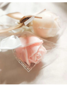 Velas de Rosa con Palo