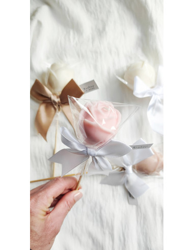 Velas de Rosa con Palo Velas de Rosa con Palo