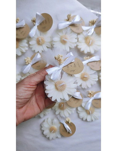 Velas Margaritas con tul Velas Margaritas con tul